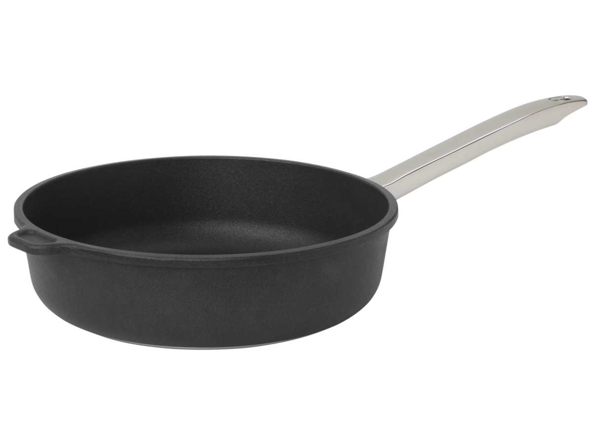Profesionální titanová pánev hluboká SKK Titanium Durit 28 cm Indukce nerez ručka