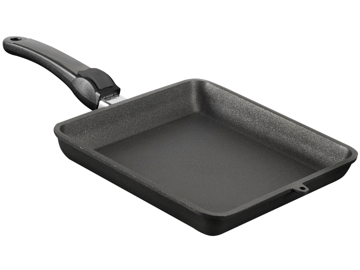 Profesionální titanová grilovací pánvička SKK Titanium Durit 24x24 cm Indukce odnímatelná ručka
