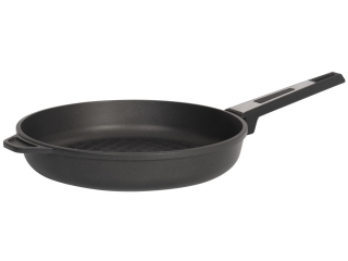 Profesionální titanová pánev grilovací SKK Titanium Durit 28 cm Indukce odnímatelná ručka