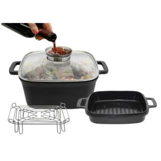 Cubus Multifunkční hrnec 32x25 cm ELO BASIC 90024 indukce